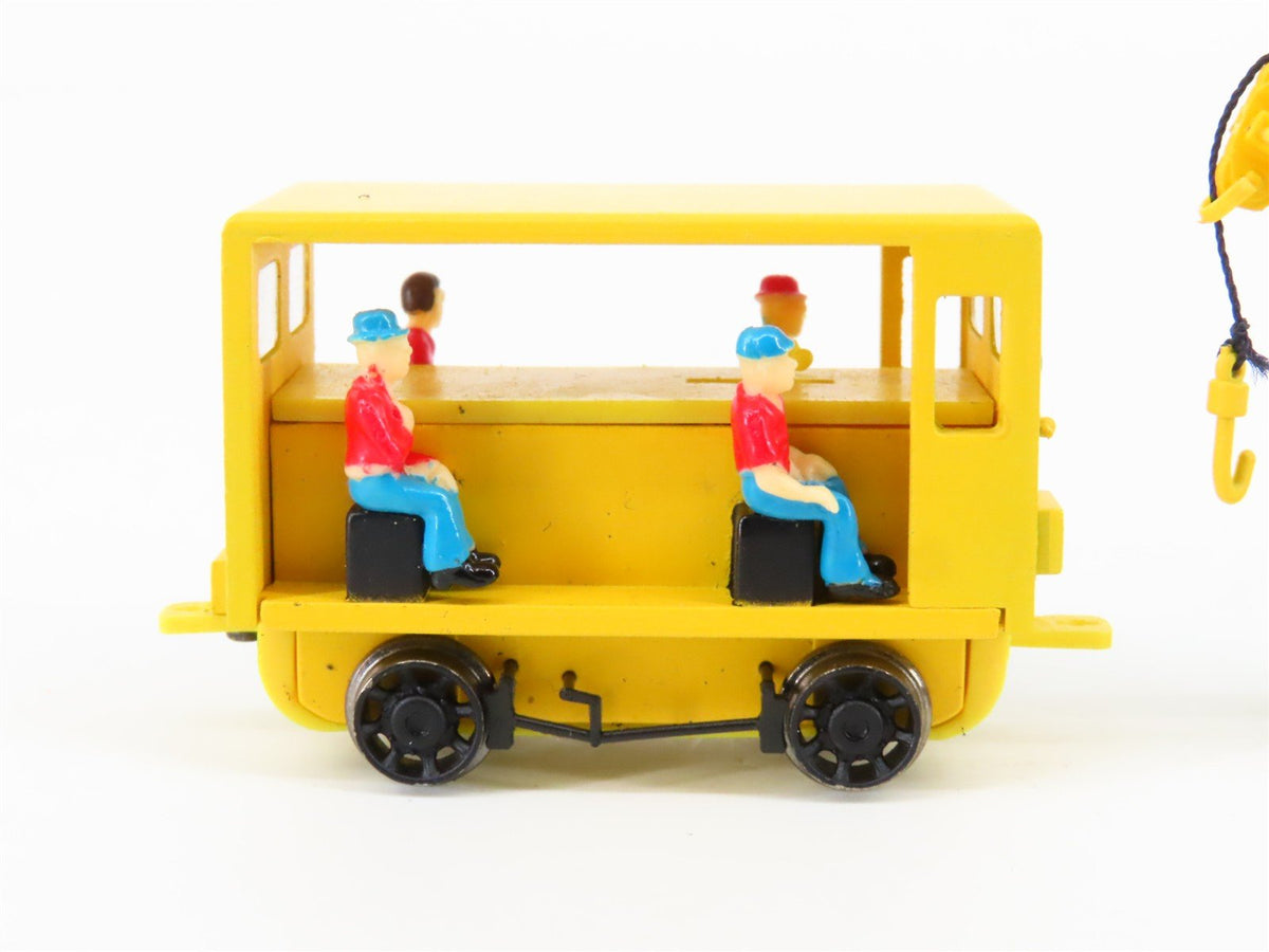 HO Scale Bachmann 16946 MOW Speeder w/Work Crane &amp; Cart