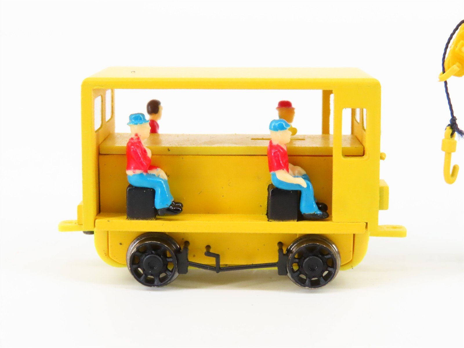 HO Scale Bachmann 16946 MOW Speeder w/Work Crane & Cart