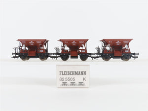 HO Scale Fleischmann 825505 DB Deutsche Bahn Ore Car 3-Pack