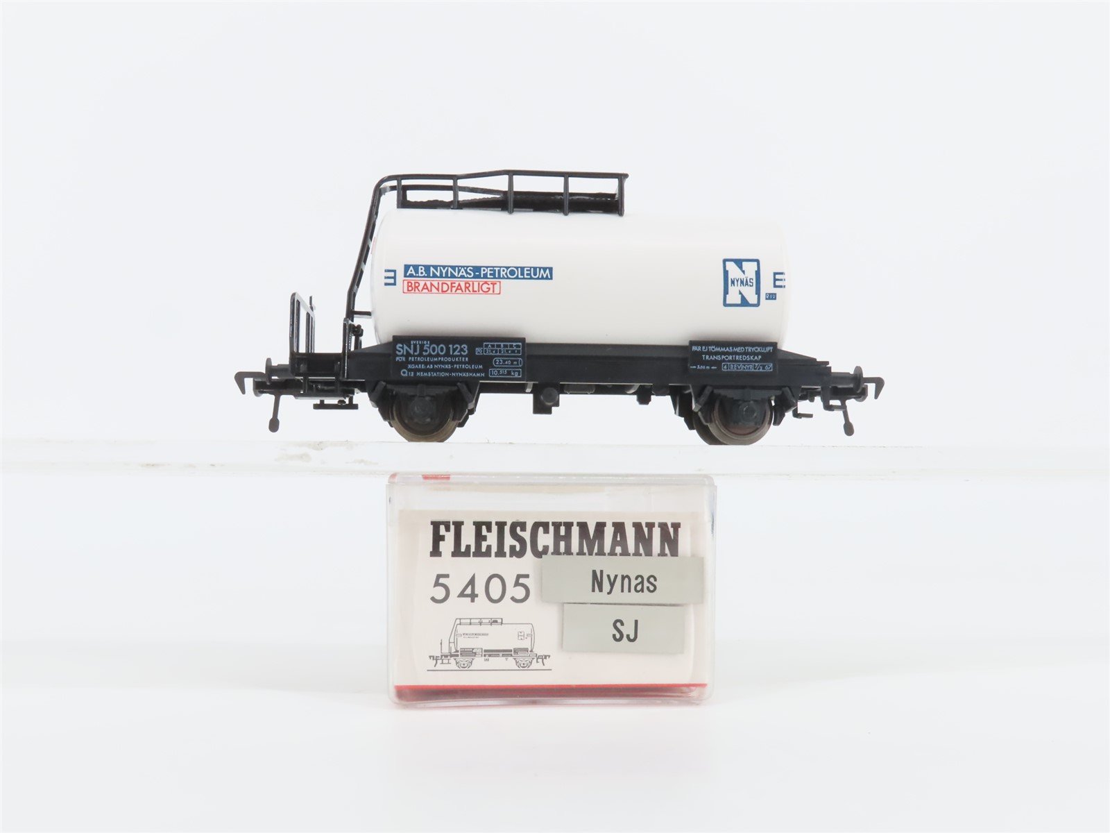 HO Scale Fleischmann 5405 SNJ Nynas Tank Car #500123