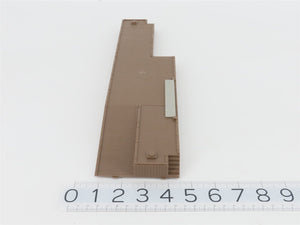 HO Scale AHM 11101 ATSF Santa Fe 51' Flat Car #90850 w/ Road Grader & Cargo Dock