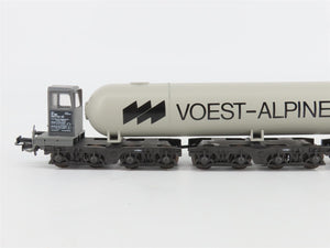 HO Scale Liliput 38410 OBB Voest-Alpine 16-Axle Transporter w/ Tank Container