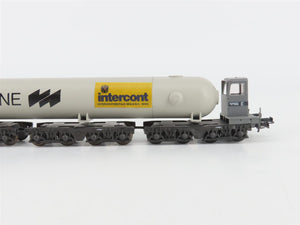 HO Scale Liliput 38410 OBB Voest-Alpine 16-Axle Transporter w/ Tank Container