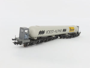 HO Scale Liliput 38410 OBB Voest-Alpine 16-Axle Transporter w/ Tank Container