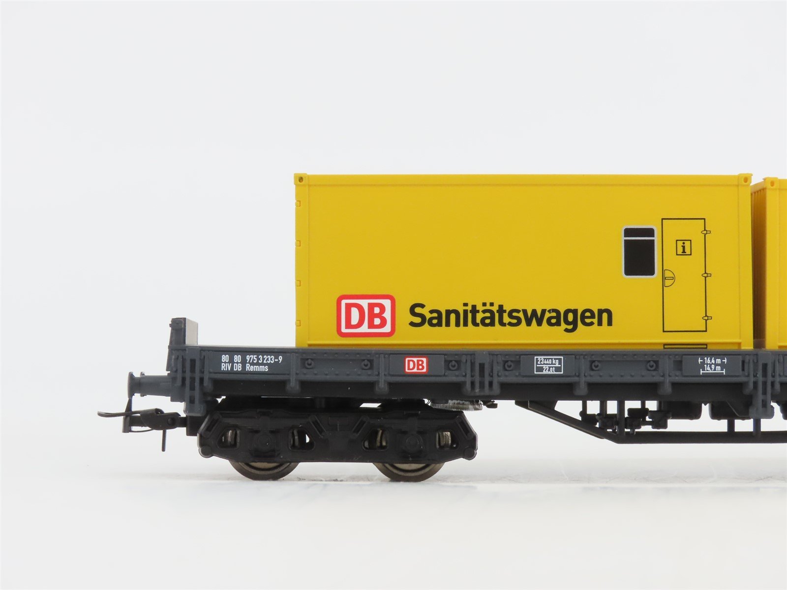 HO Scale Electrotren 6516 K DB Deutsche Bahn Rescue Train Set of 3 Cars