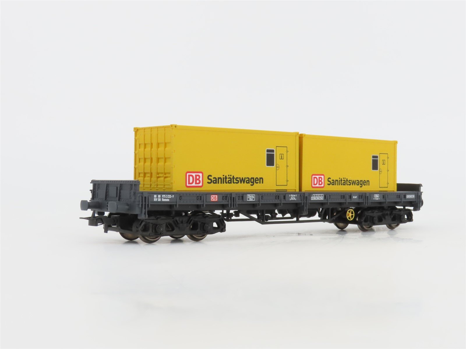 HO Scale Electrotren 6516 K DB Deutsche Bahn Rescue Train Set of 3 Cars