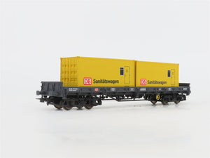 HO Scale Electrotren 6516 K DB Deutsche Bahn Rescue Train Set of 3 Cars