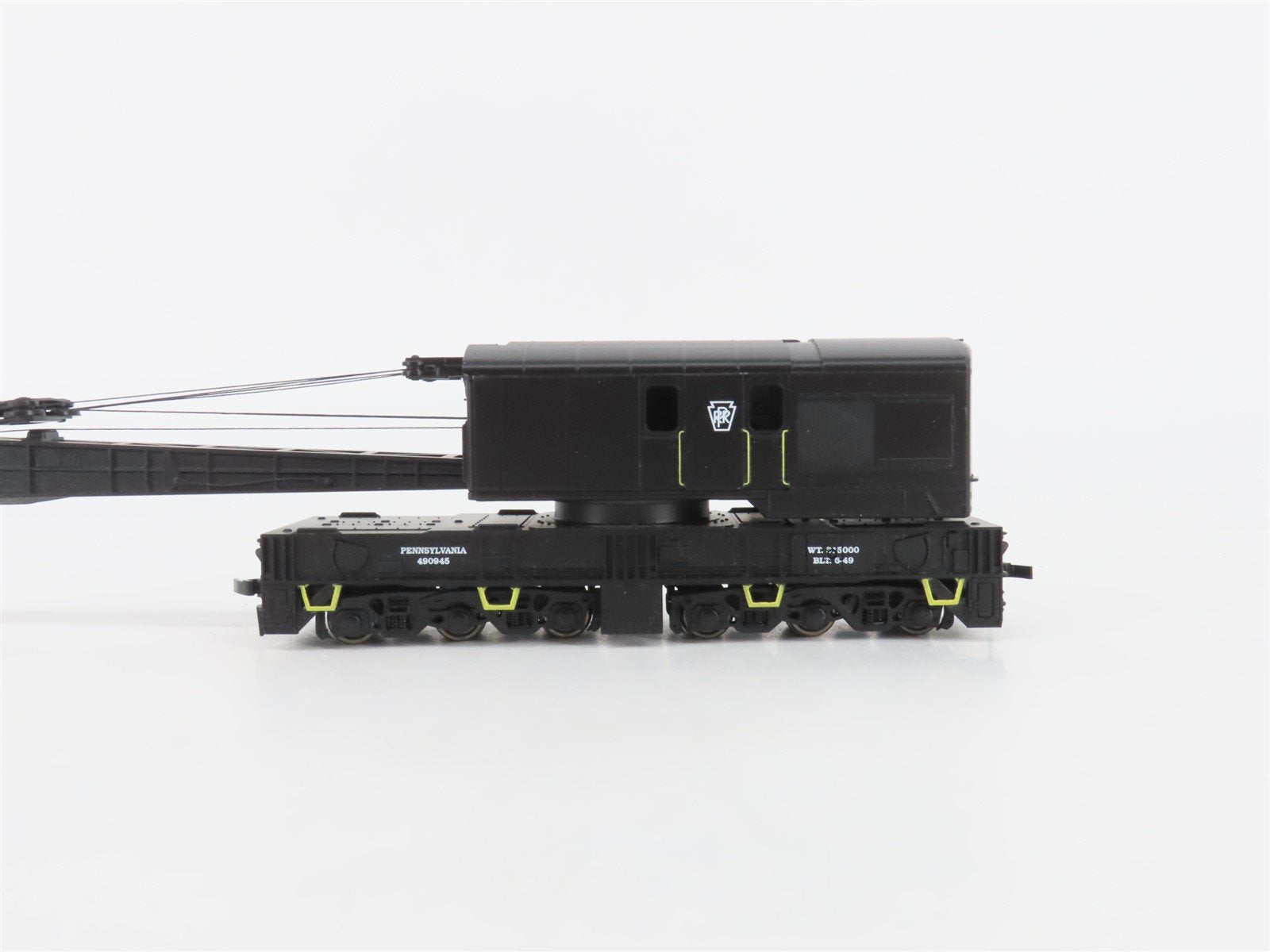 HO Scale Model Power 9176 PRR Pennsylvania Railroad 250 Ton Crane #490945