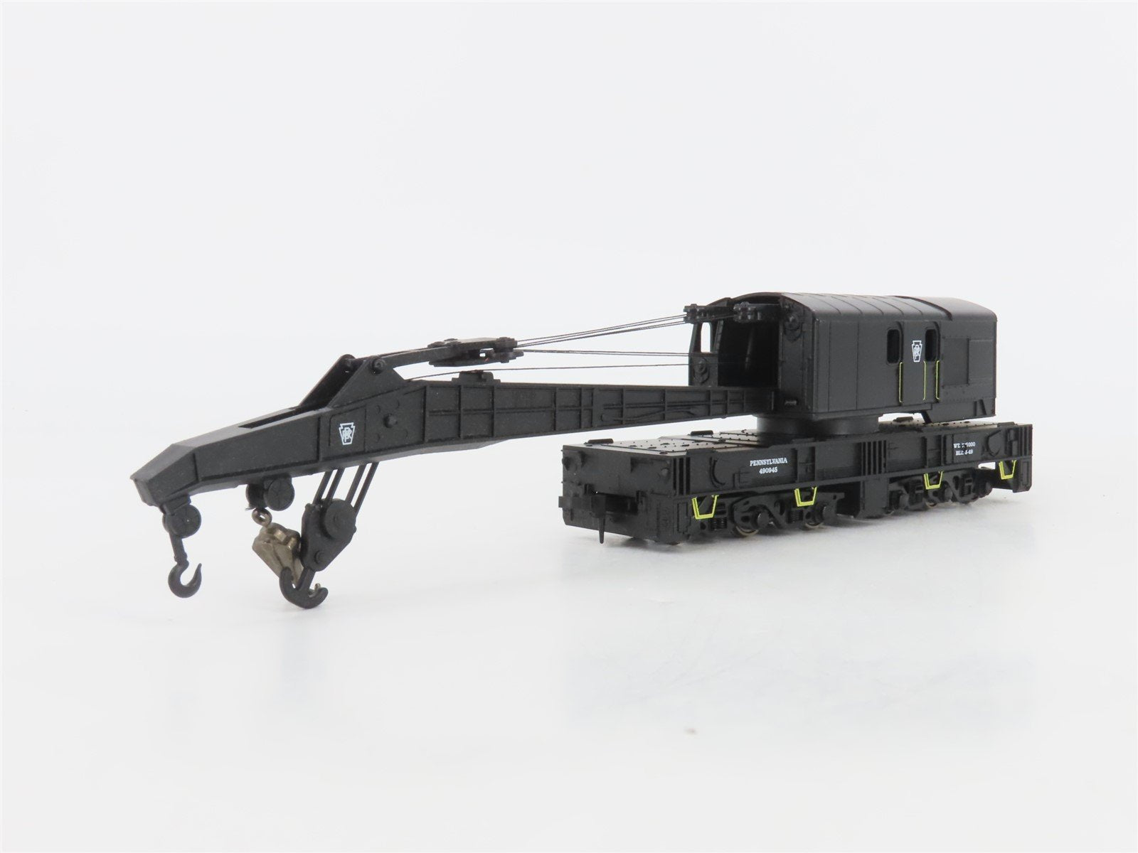 HO Scale Model Power 9176 PRR Pennsylvania Railroad 250 Ton Crane #490945