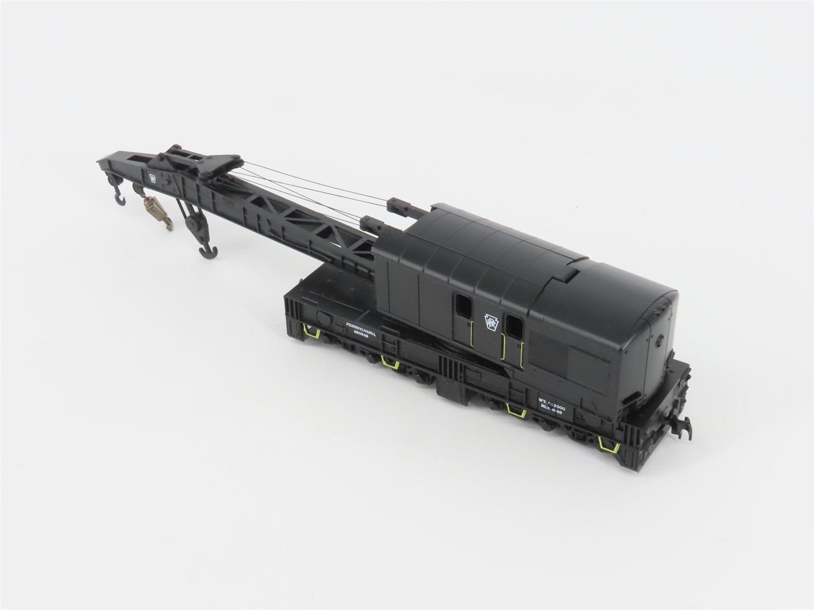 HO Scale Model Power 9176 PRR Pennsylvania Railroad 250 Ton Crane #490945