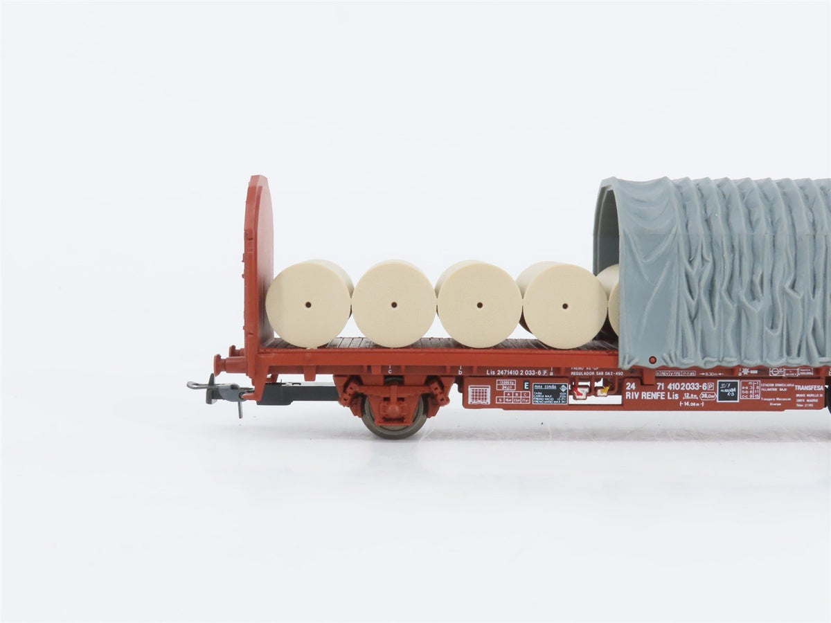 HO Scale Electrotren 1430 RENFE Transfesa Tarpaulin Wagon