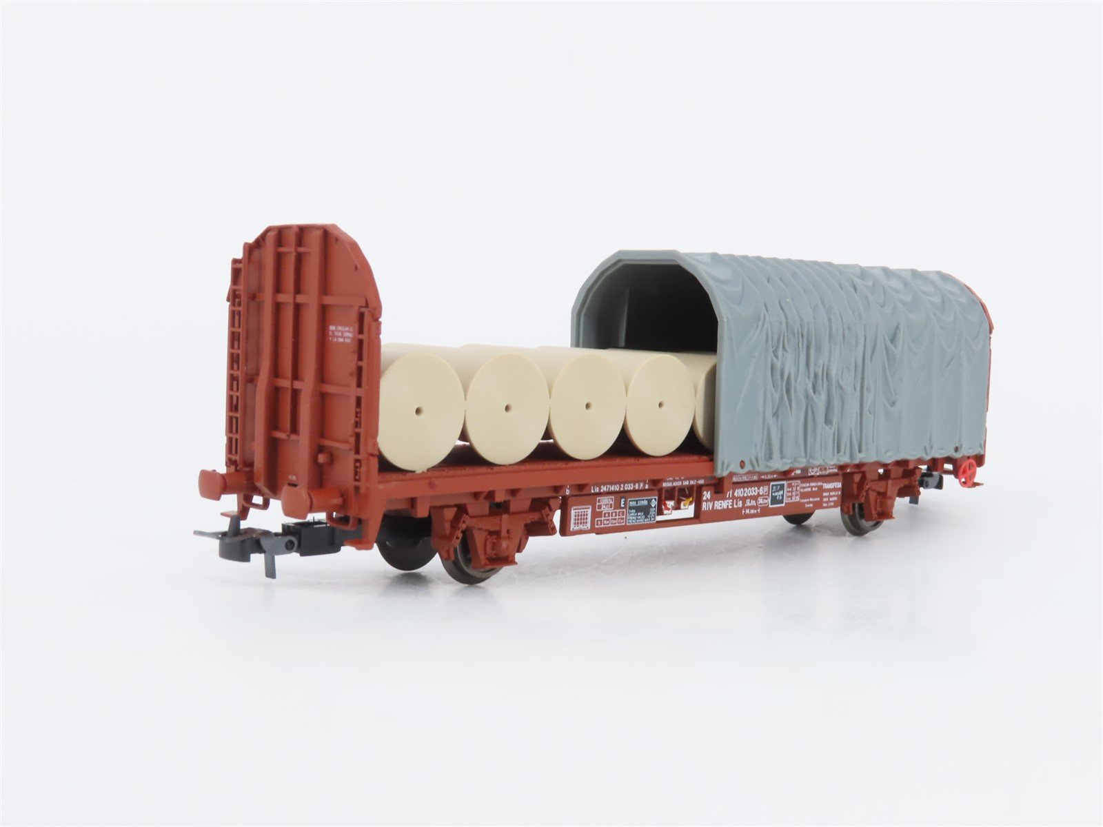 HO Scale Electrotren 1430 RENFE Transfesa Tarpaulin Wagon