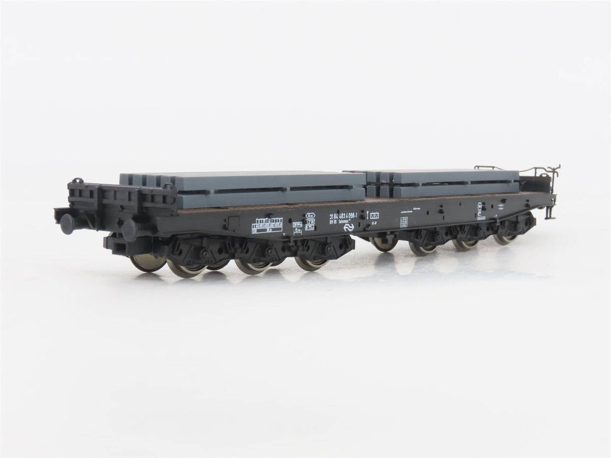 HO Scale Roco 46551 NS Dutch Heavy Duty Flat Car w/ Load
