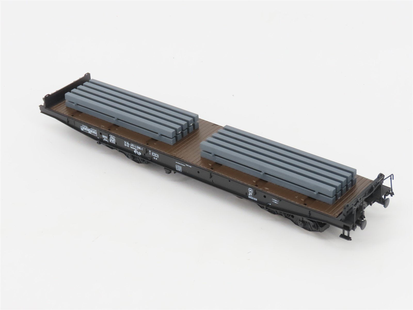 HO Scale Roco 46551 NS Dutch Heavy Duty Flat Car w/ Load