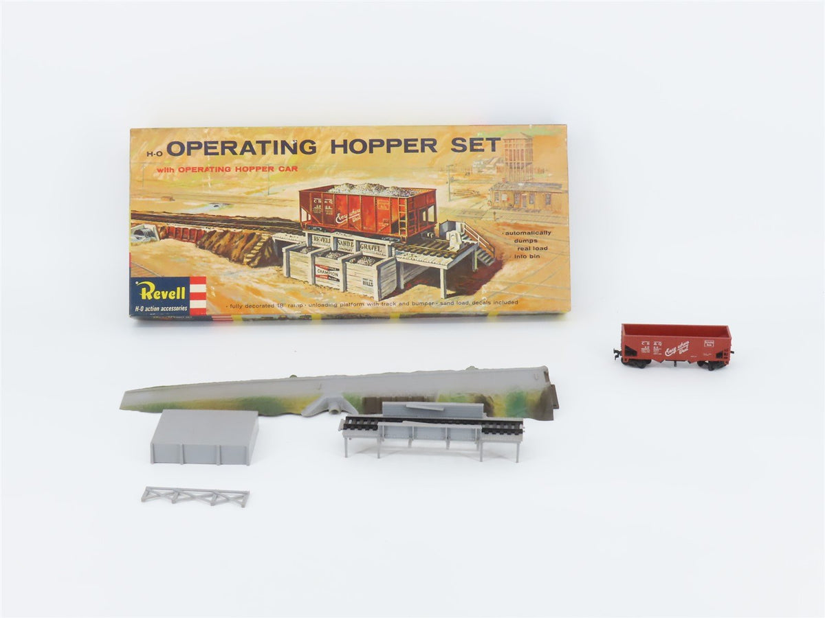 HO Scale Revell T-6100 CB&amp;Q Burlington Operating Hopper Set #4044