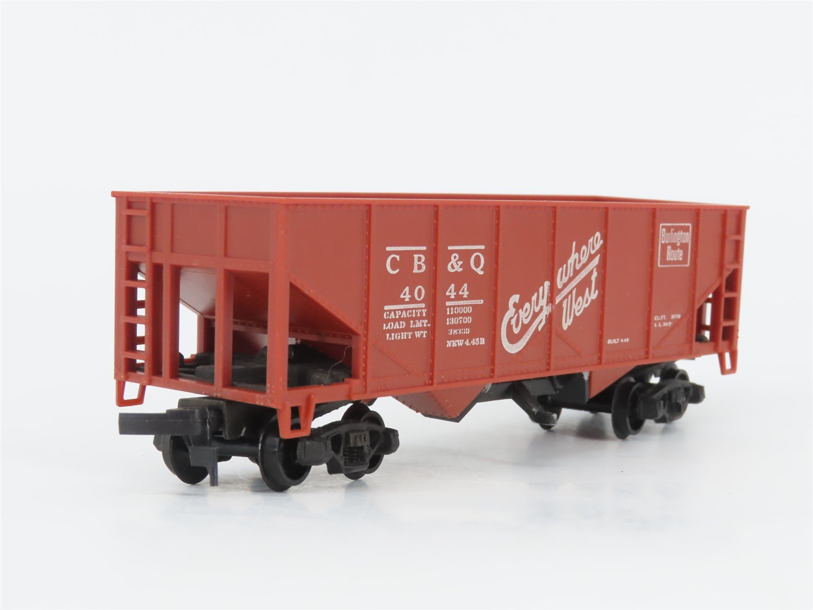 HO Scale Revell T-6100 CB&Q Burlington Operating Hopper Set #4044