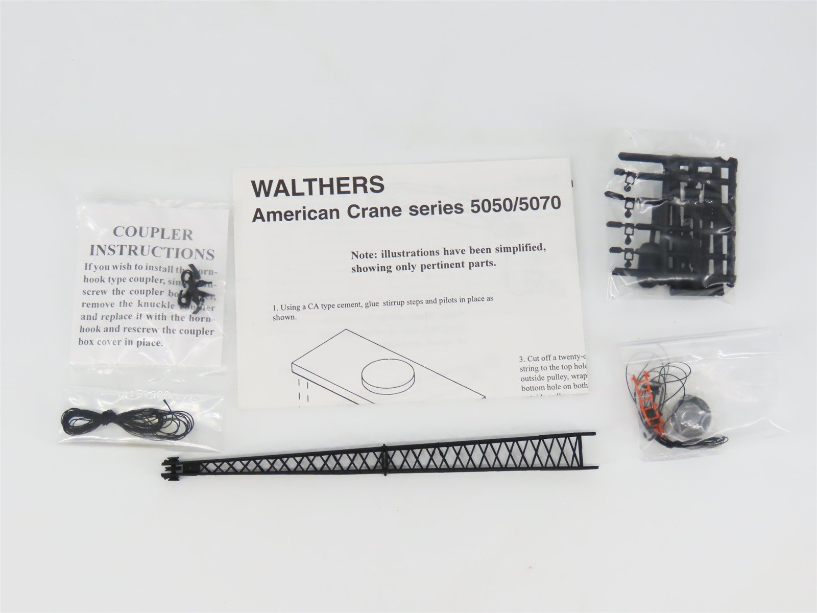 HO Scale Walthers Kit 932-5056 CSXT CSX American Crane #960406 - Non-Powered