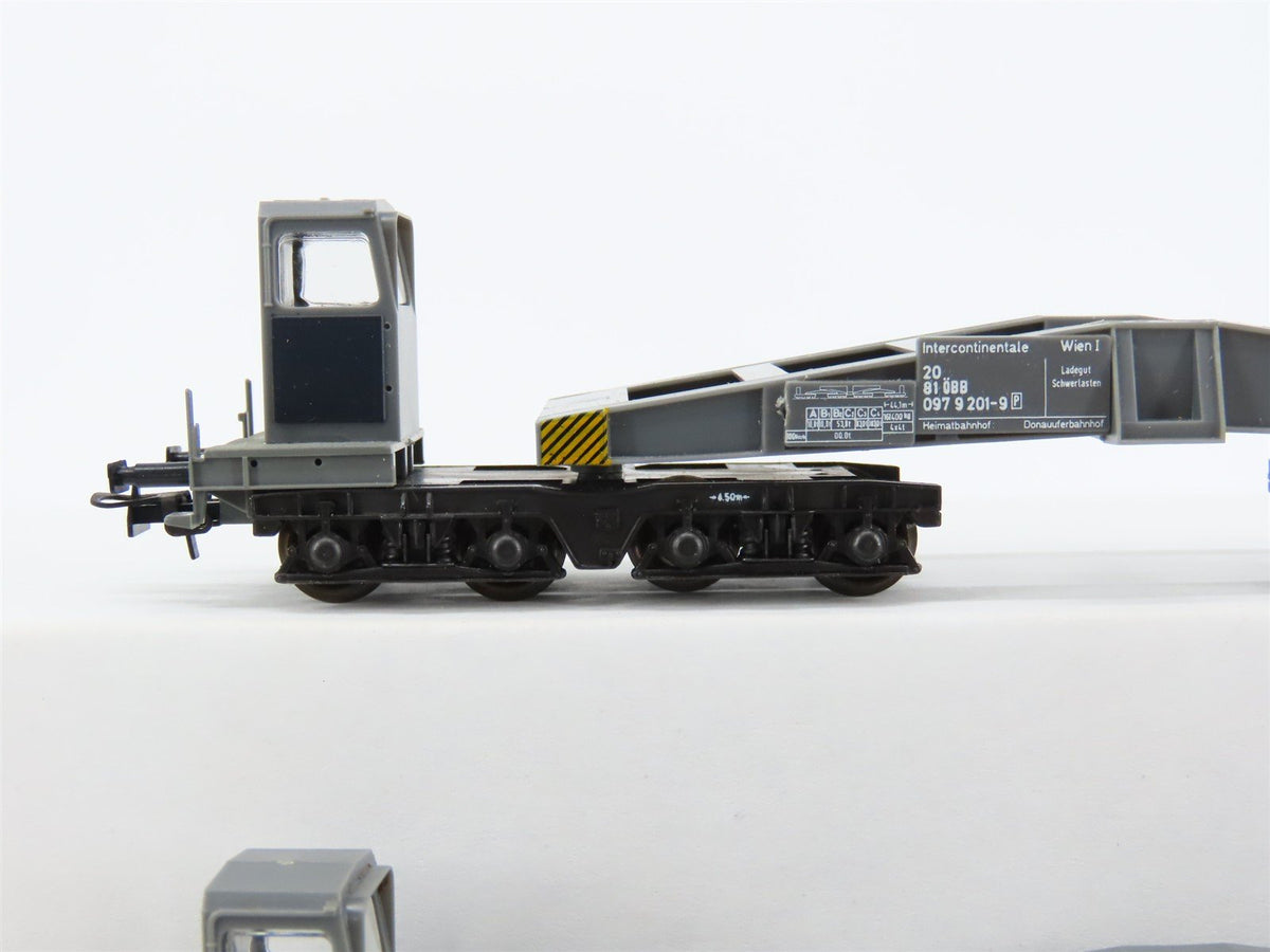 HO Liliput 383-10 OBB Austrian Heavy Articulated Transporter w/ Transformer