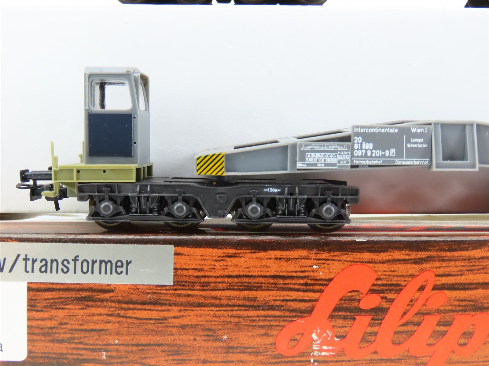 HO Liliput 383-10 OBB Austrian Heavy Articulated Transporter w/ Transformer