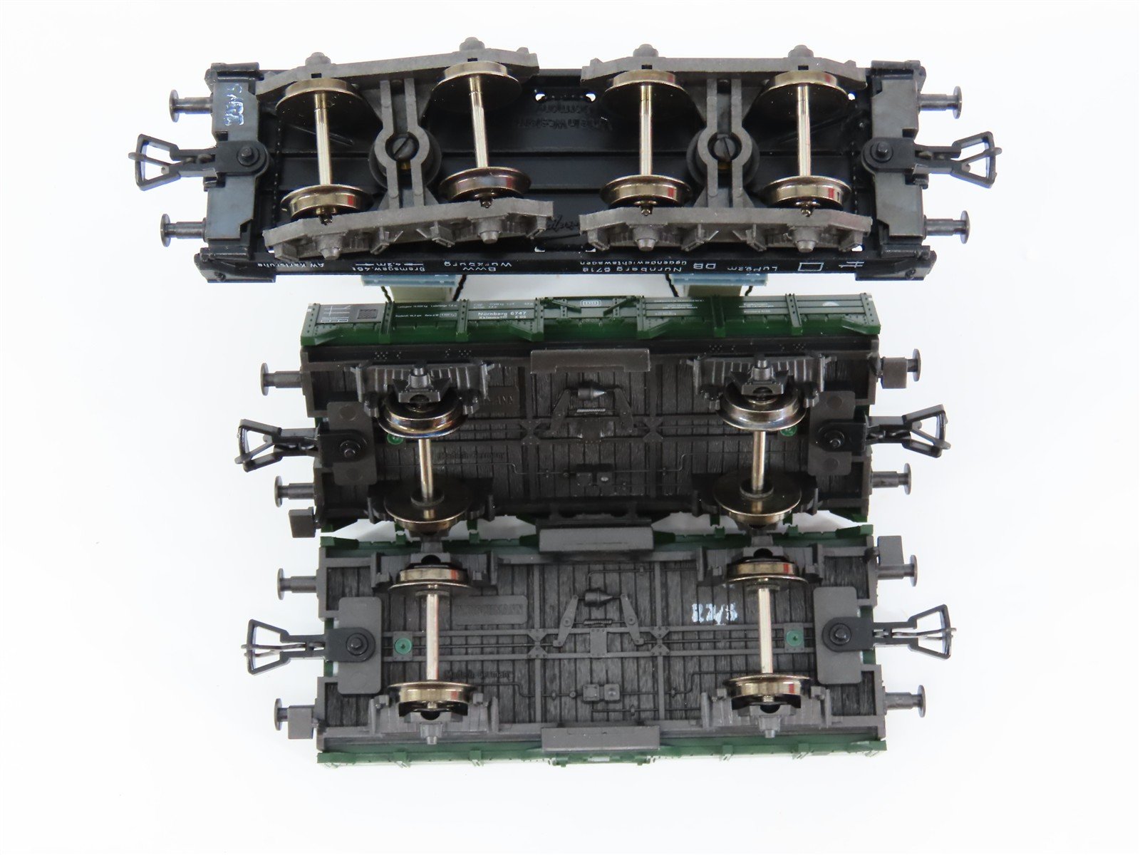 HO Scale Fleischmann 5597 DB German Federal Railroad Heavy Duty Crane Car Set