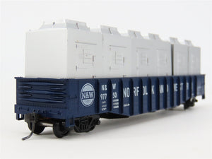 HO Athearn 1676 N&W Norfolk & Western Gondola #97750 w/ Frozen Food Containers