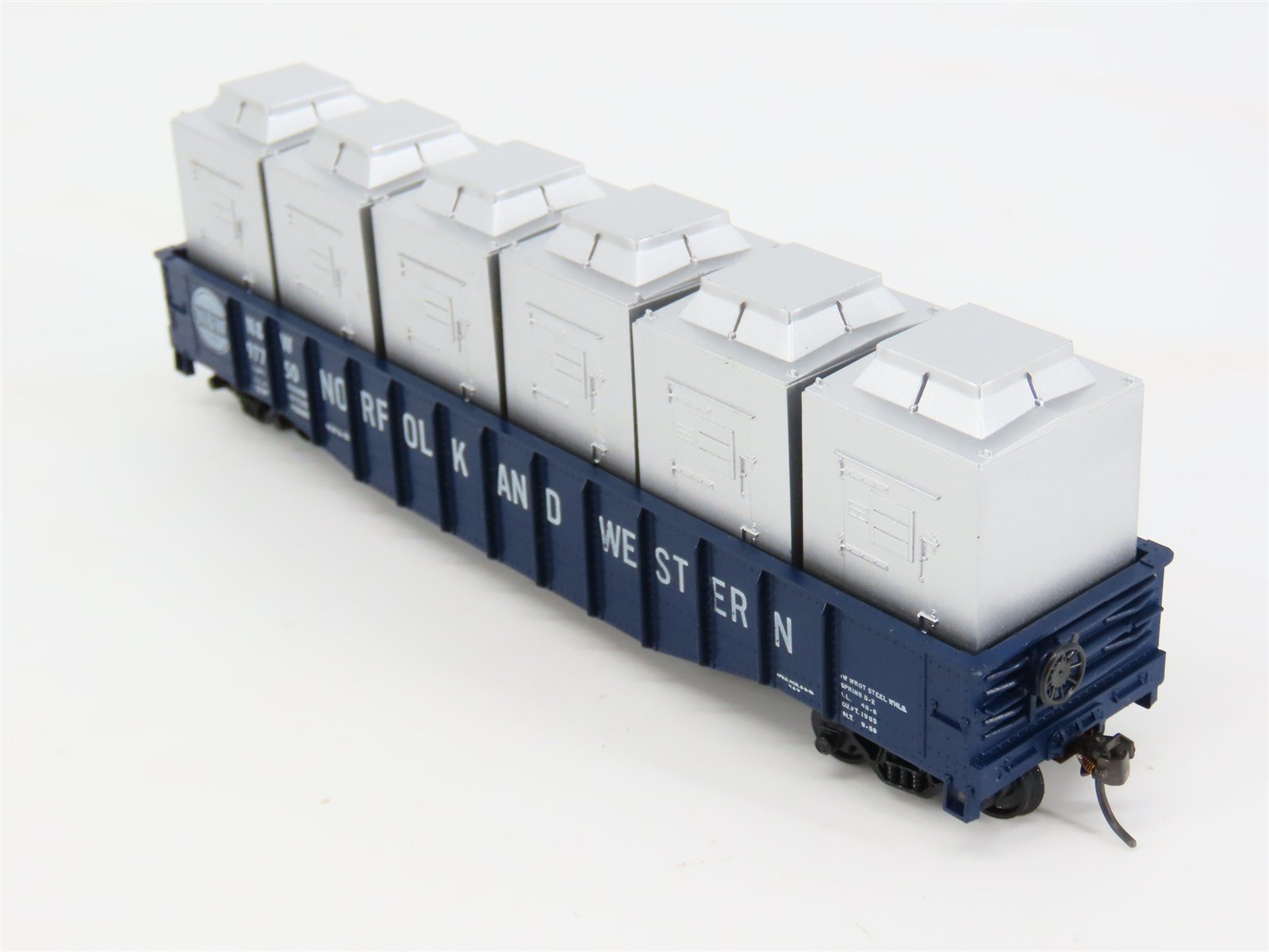 HO Athearn 1676 N&W Norfolk & Western Gondola #97750 w/ Frozen Food Containers