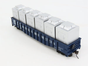 HO Athearn 1676 N&W Norfolk & Western Gondola #97750 w/ Frozen Food Containers