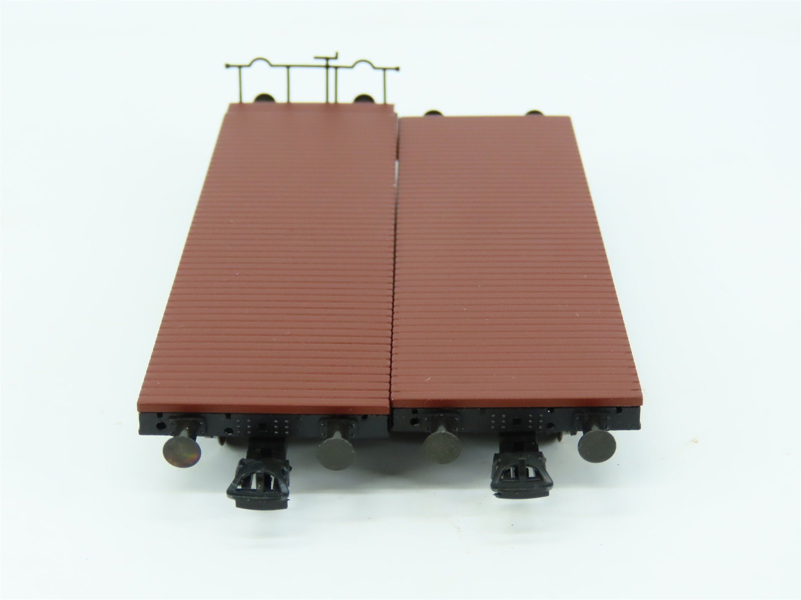 HO Scale Liliput L240033 DR German 2-Unit Flat Cars w/ ME109 Aircraft Load