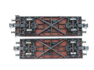 HO Scale Liliput L240033 DR German 2-Unit Flat Cars w/ ME109 Aircraft Load