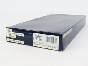 HO Scale Liliput L240033 DR German 2-Unit Flat Cars w/ ME109 Aircraft Load