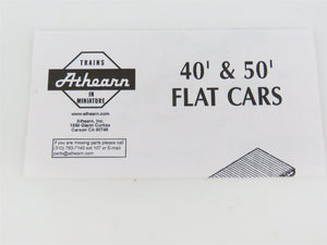 HO Scale Athearn 1359 L&N 40' Flat Car #24239 w/ Boley Cement Mixer