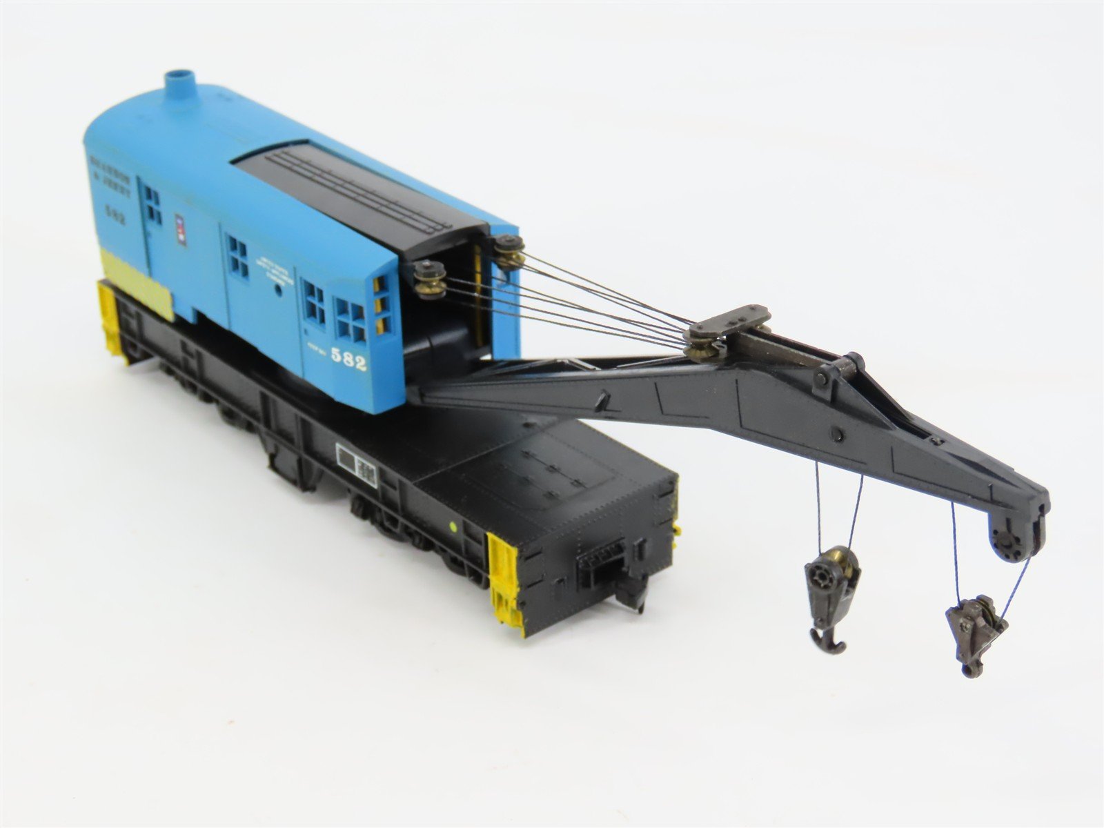 HO Scale Athearn 1699 Shannon & Jenny 200-Ton Crane #582 - CUSTOM