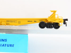 HO Scale Athearn 5556 UTTX 2-Unit Impack Ends Trailer Train Spine Car #60126