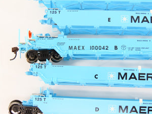 HO Scale Athearn 95037 MAEX Maersk Maxi-I Well Car - Early #100042