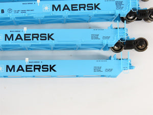HO Scale Athearn 95037 MAEX Maersk Maxi-I Well Car - Early #100042