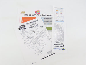 HO Scale Athearn 95037 MAEX Maersk Maxi-I Well Car - Early #100042