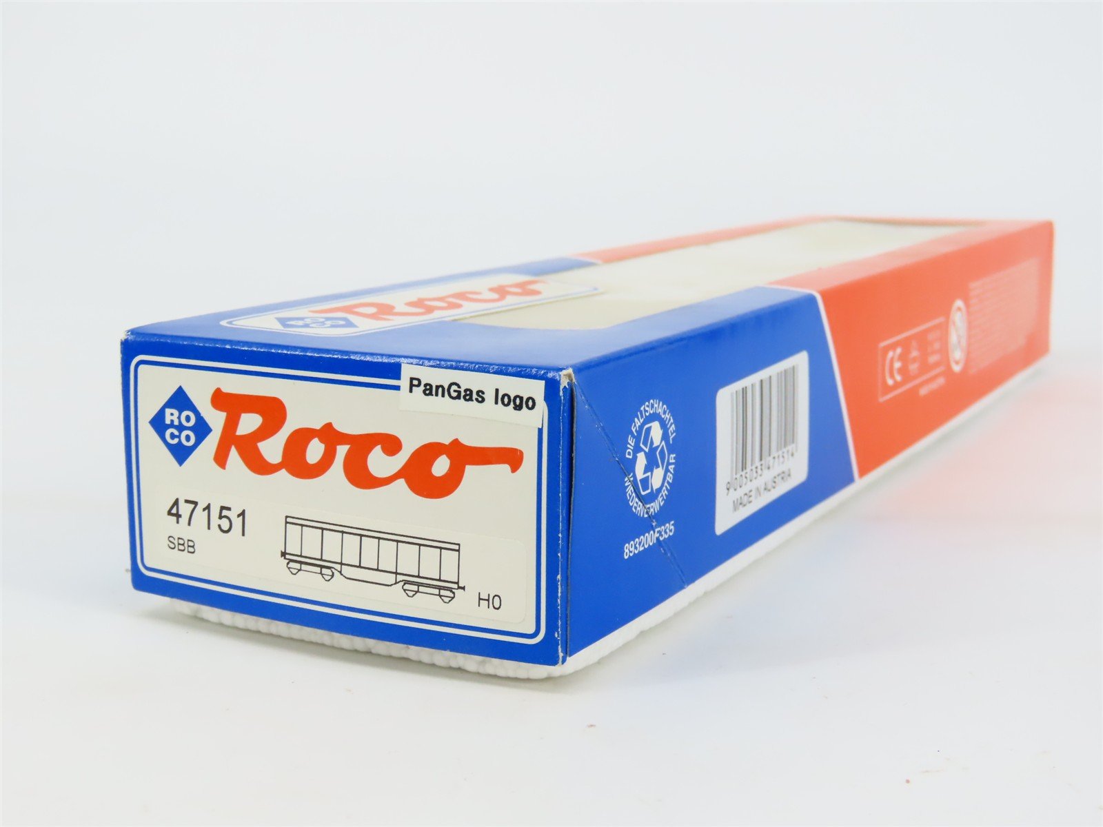 HO Scale Roco 47151 SBB-CFF PanGas Sliding Wall Wagon #31 852780 018-5