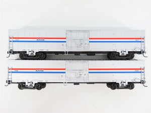 HO Scale Walthers 932-26021 AMTK Amtrak Ph. III 60' Material Handling Car 2-Pack