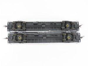 HO Scale Walthers 932-26021 AMTK Amtrak Ph. III 60' Material Handling Car 2-Pack