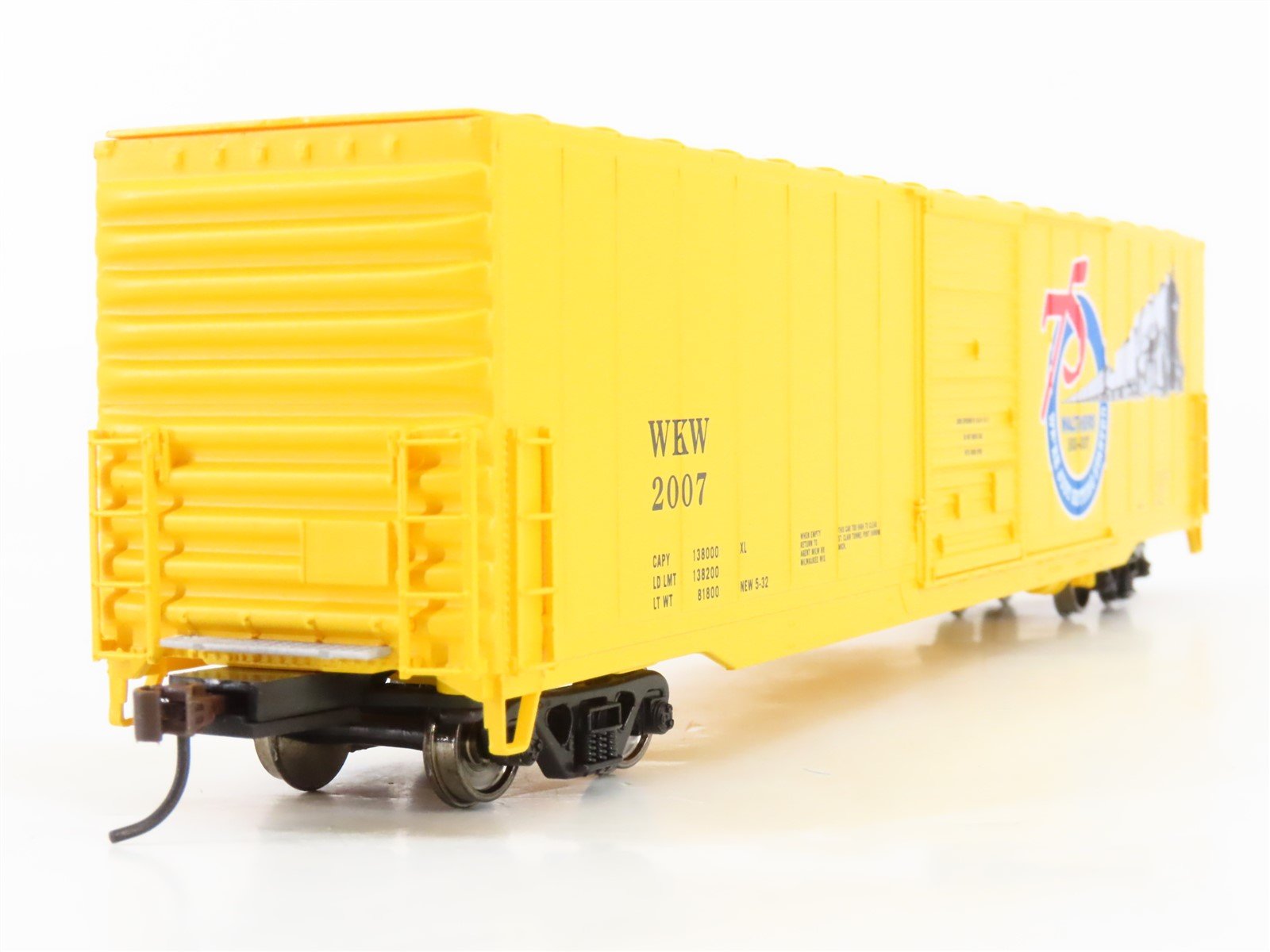 HO Scale Walthers 932-95000 WKW Gold Line 60' Auto Parts Box Car #2007