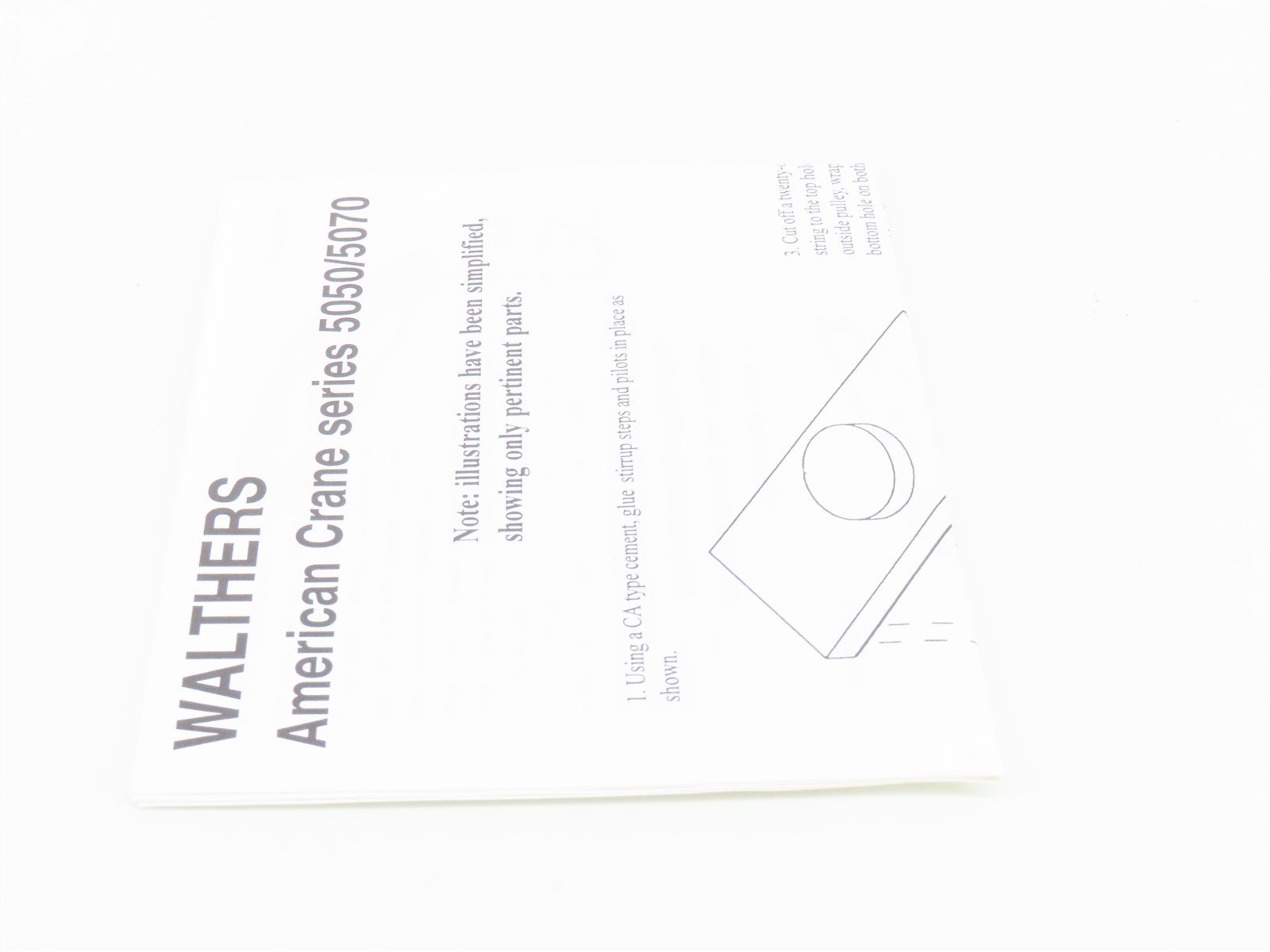 HO Scale Walthers 932-5058 NS Norfolk Southern American Crane Dummy #903029