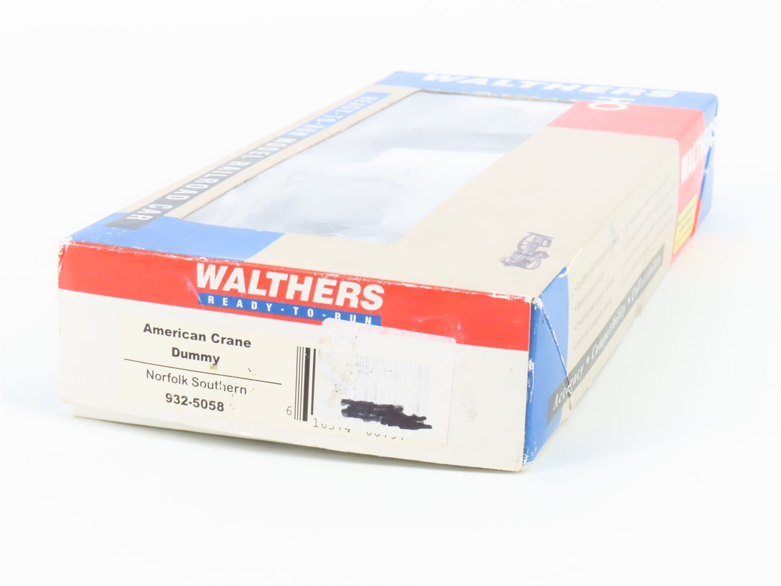 HO Scale Walthers 932-5058 NS Norfolk Southern American Crane Dummy #903029