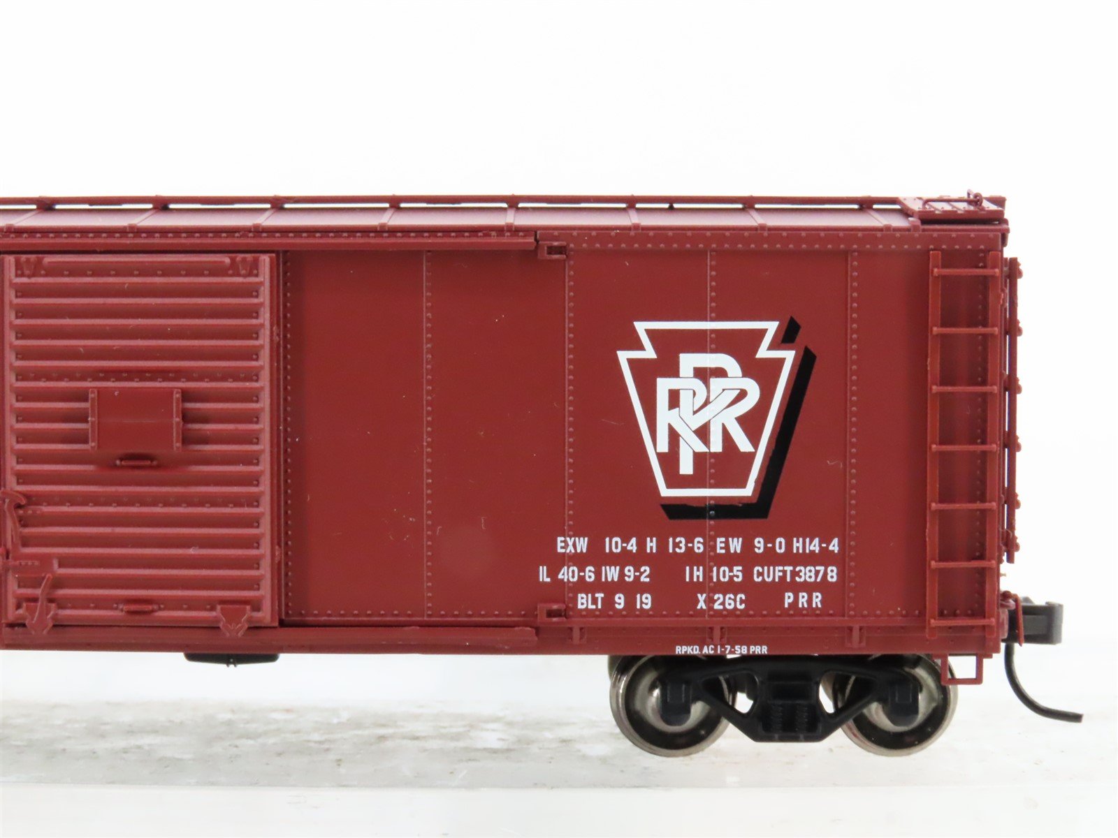 HO Scale Atlas 6403-1 PRR Pennsylvania Railroad Steel Box Car #104888
