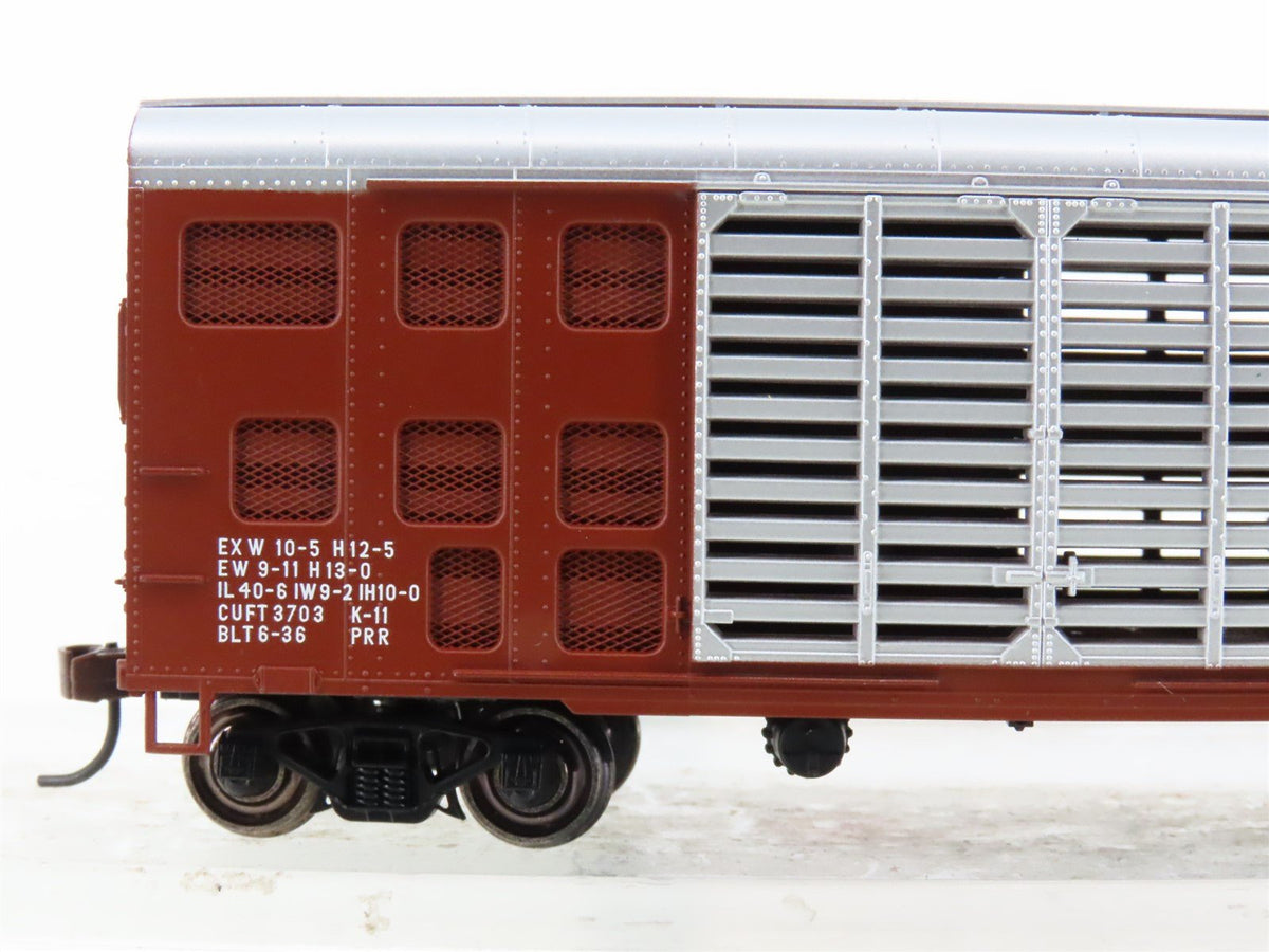 HO Scale Bowser Executive Line PRR Pennsylvania Railroad 40&#39; Stock Car #130550