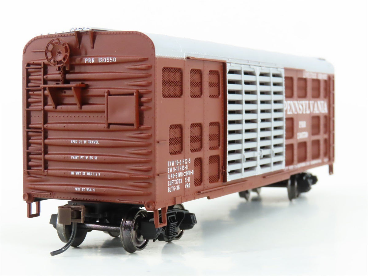 HO Scale Bowser Executive Line PRR Pennsylvania Railroad 40&#39; Stock Car #130550