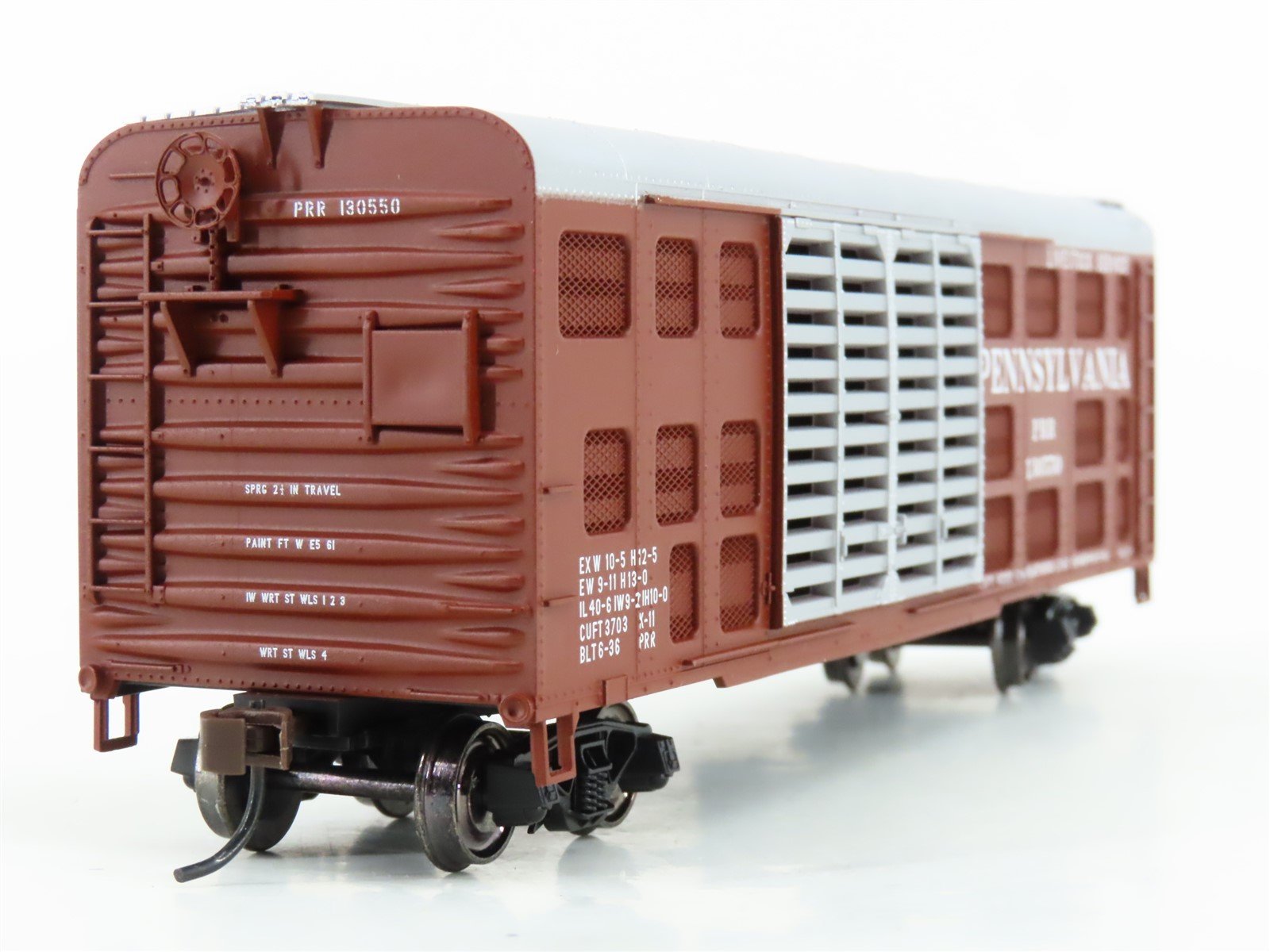 HO Scale Bowser Executive Line PRR Pennsylvania Railroad 40' Stock Car #130550