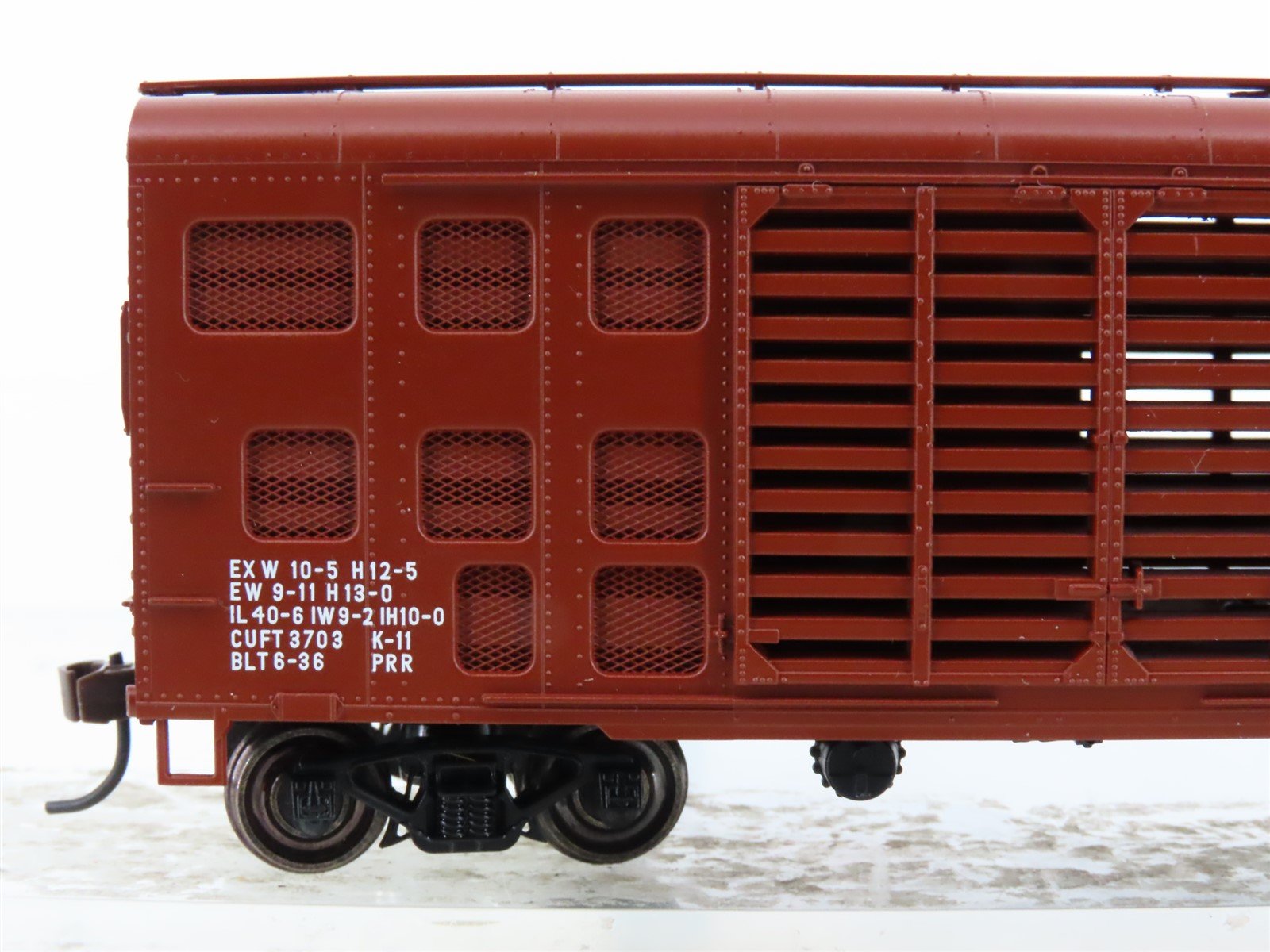 HO Scale Bowser Executive Line PRR Pennsylvania Railroad 40' Stock Car #130545