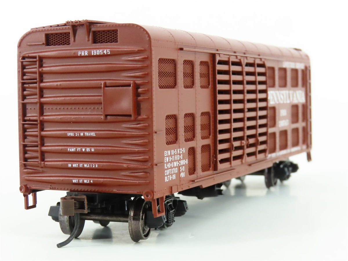 HO Scale Bowser Executive Line PRR Pennsylvania Railroad 40&#39; Stock Car #130545