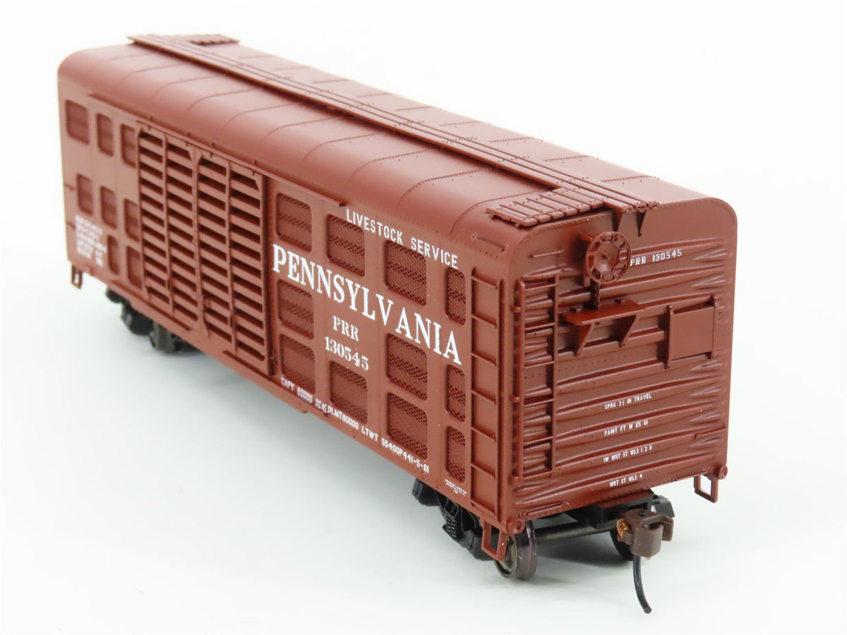 HO Scale Bowser Executive Line PRR Pennsylvania Railroad 40&#39; Stock Car #130545