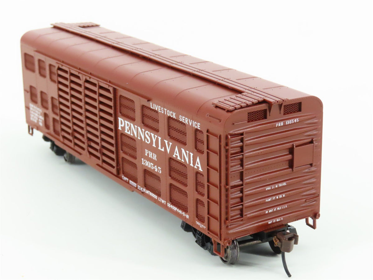 HO Scale Bowser Executive Line PRR Pennsylvania Railroad 40&#39; Stock Car #130545